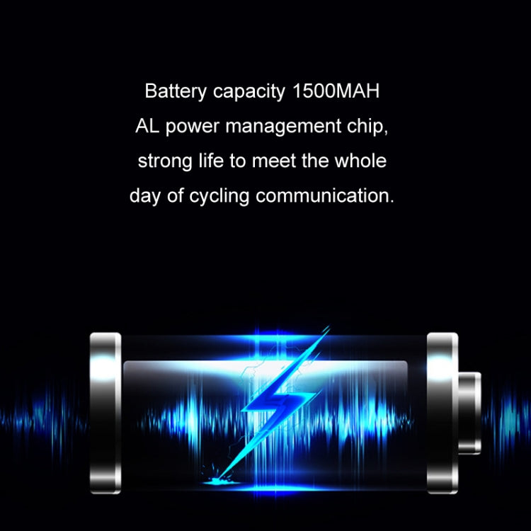 KUQIBAO Motorcycle Helmet Waterproof Bluetooth-compatible Headset With Screen(Hard Microphone) - Motorcycle Walkie Talkie by PMC Jewellery | Online Shopping South Africa | PMC Jewellery | Buy Now Pay Later Mobicred