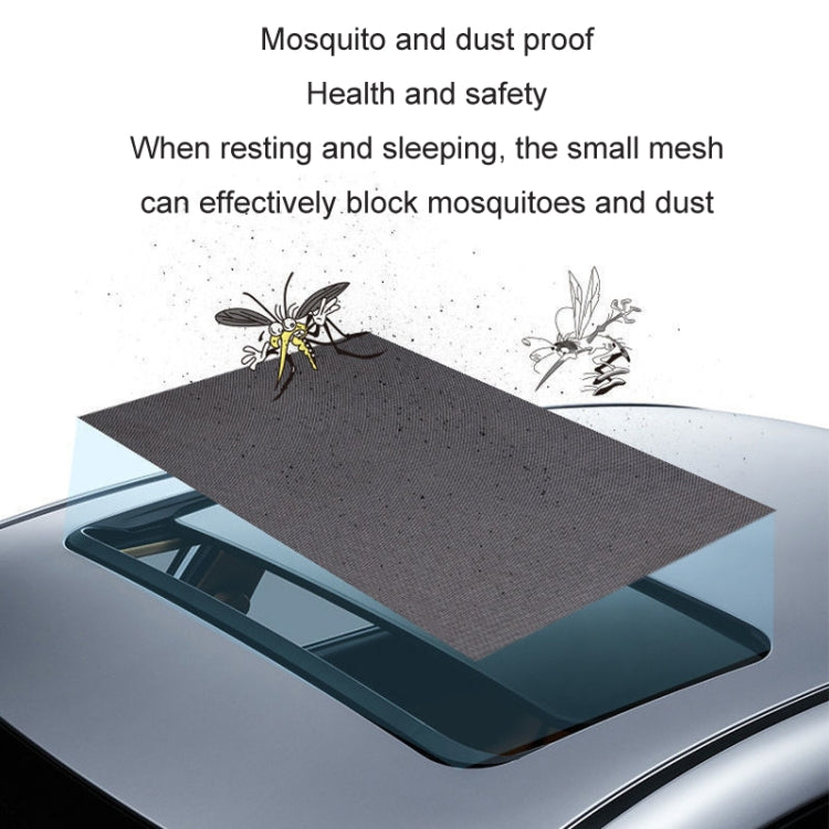 100x65cm Car Sunroof Magnetic Suction Anti-Mosquito Cover Anti-Mosquito Screen Window - Window Foils & Solar Protection by PMC TechLife | Online Shopping South Africa | PMC TechLife | Buy Now Pay Later Mobicred