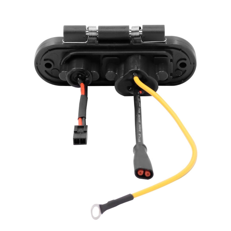 For Ninebot Max G30 Electric Scooter Charging Port Assembly(Black) - Accessories & Parts by PMc TechLife | Online Shopping South Africa | PMc TechLife | Buy Now Pay Later Mobicred