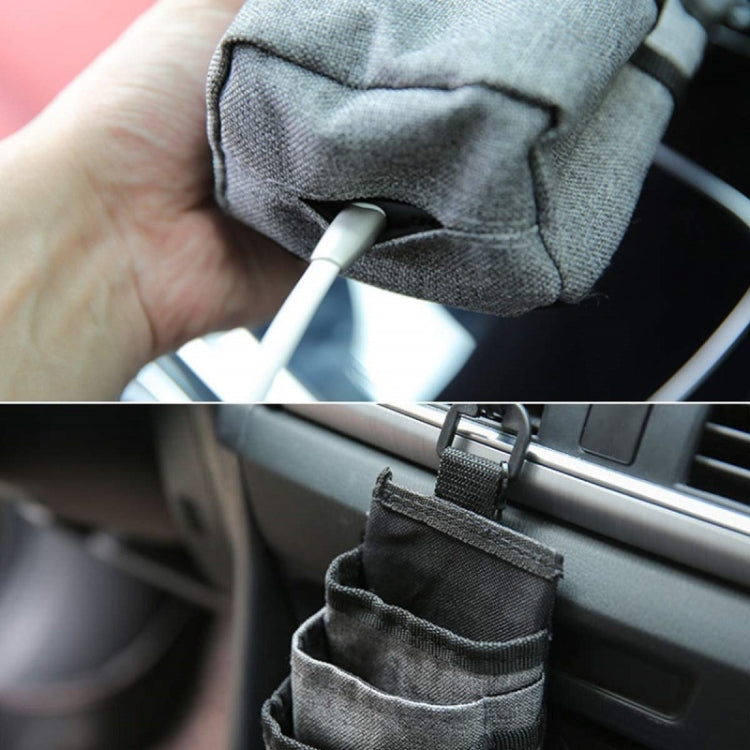 Vehicle Air Outlet Storage Bag Multi-function Document Change Storage Bag(Black) - Stowing Tidying by PMC TechLife | Online Shopping South Africa | PMC TechLife | Buy Now Pay Later Mobicred