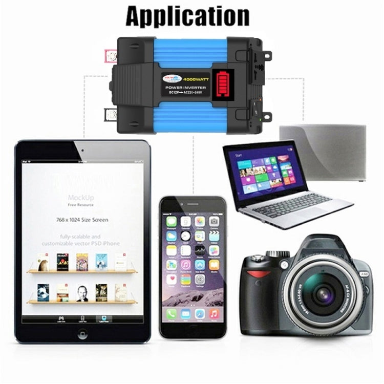 12V-110V 300W SOLIKE TECH Vehicle Inverter Sine Wave Convertor Auto Inverter - free shipping - PMC TechLife - Order now!