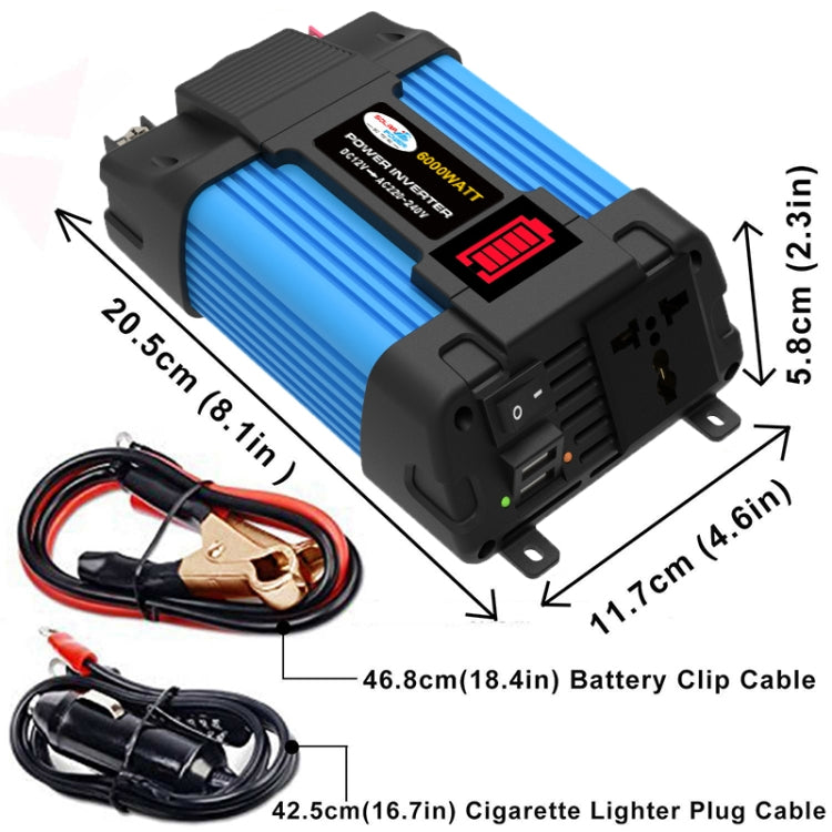 12V-220V 500W SOLIKE TECH Vehicle Inverter Sine Wave Convertor Auto Inverter - free shipping - PMC TechLife - Order now!