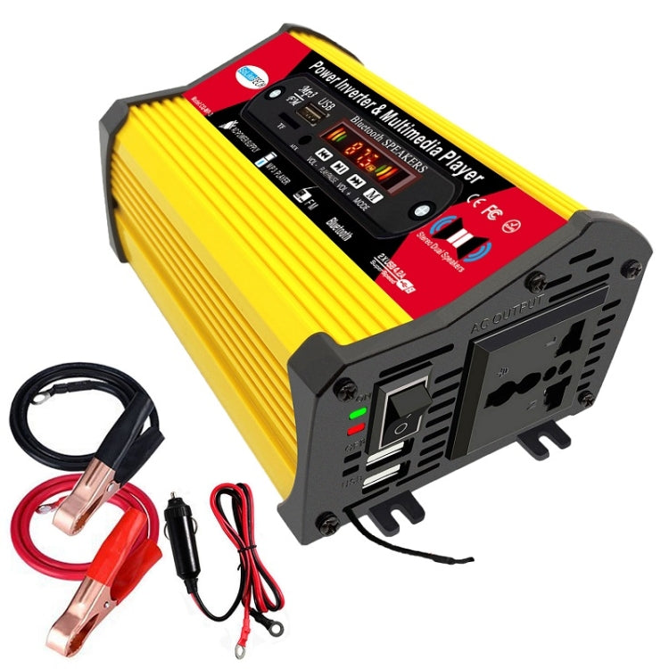 SOLIKE TECH 300W Modified Sine Wave Inverter with Bluetooth MP3/FM Multimedia Player 12V to 220V - free shipping - PMC TechLife - Order now!