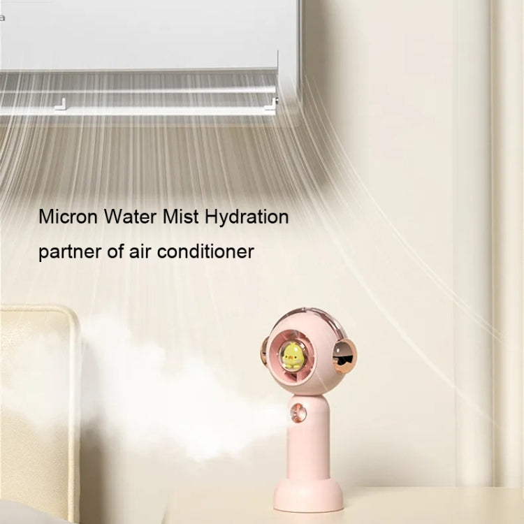 Without Blade Spray Handheld Children Small Fan(White) - Electric Fans by PMC TechLife | Online Shopping South Africa | PMC TechLife | Buy Now Pay Later Mobicred