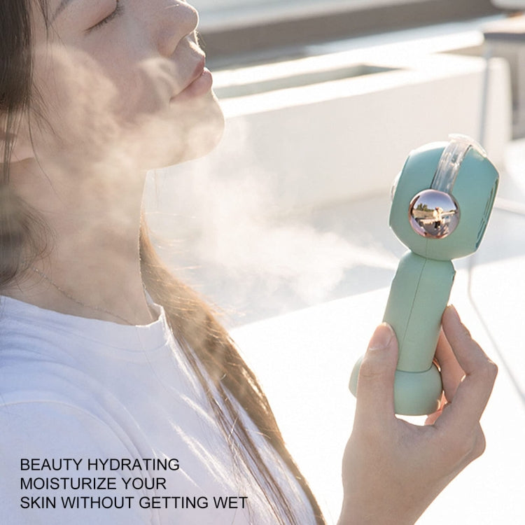 Without Blade Spray Handheld Children Small Fan(White) - Electric Fans by PMC TechLife | Online Shopping South Africa | PMC TechLife | Buy Now Pay Later Mobicred