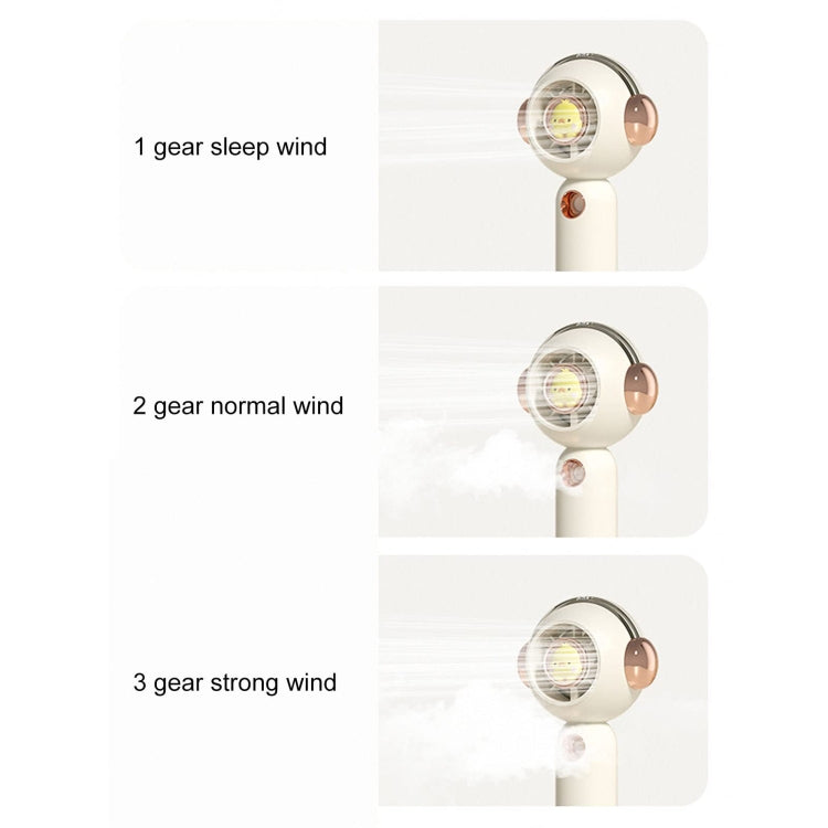 Without Blade Spray Handheld Children Small Fan(White) - Electric Fans by PMC TechLife | Online Shopping South Africa | PMC TechLife | Buy Now Pay Later Mobicred