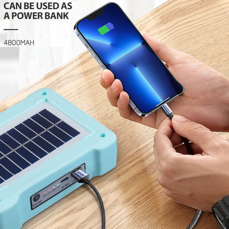 Solar Flood Light Portable Flashlight Emergency Work Light(Orange) - Floodlights by PMc TechLife | Online Shopping South Africa | PMc TechLife | Buy Now Pay Later Mobicred