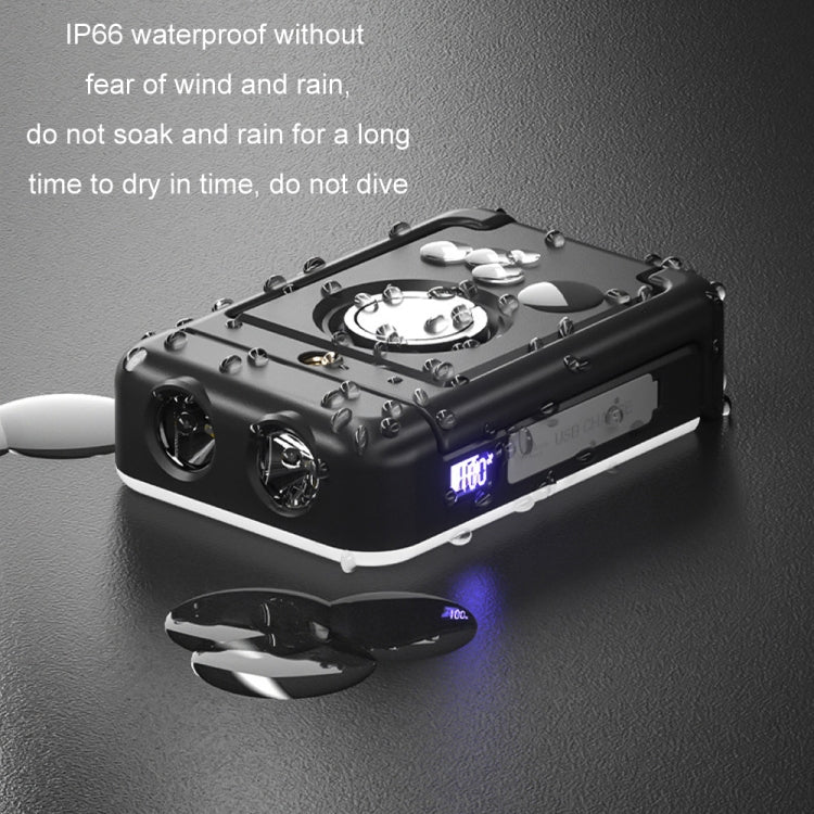 Multifunctional Outdoor Camping Light USB Rechargeable Tent Light(Black) - Camping Lighting by PMc TechLife | Online Shopping South Africa | PMc TechLife | Buy Now Pay Later Mobicred