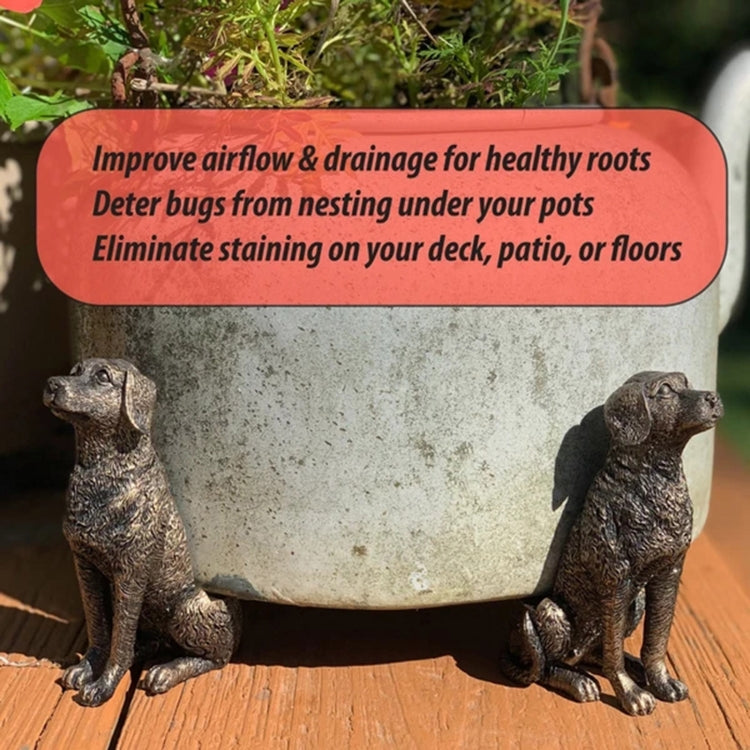 3pcs/set Flower Pot Feet Stand Animal Shape Resin Plant Pots Risers Pad(Frog) - Yard & Garden Decor by PMC TechLife | Online Shopping South Africa | PMC TechLife | Buy Now Pay Later Mobicred