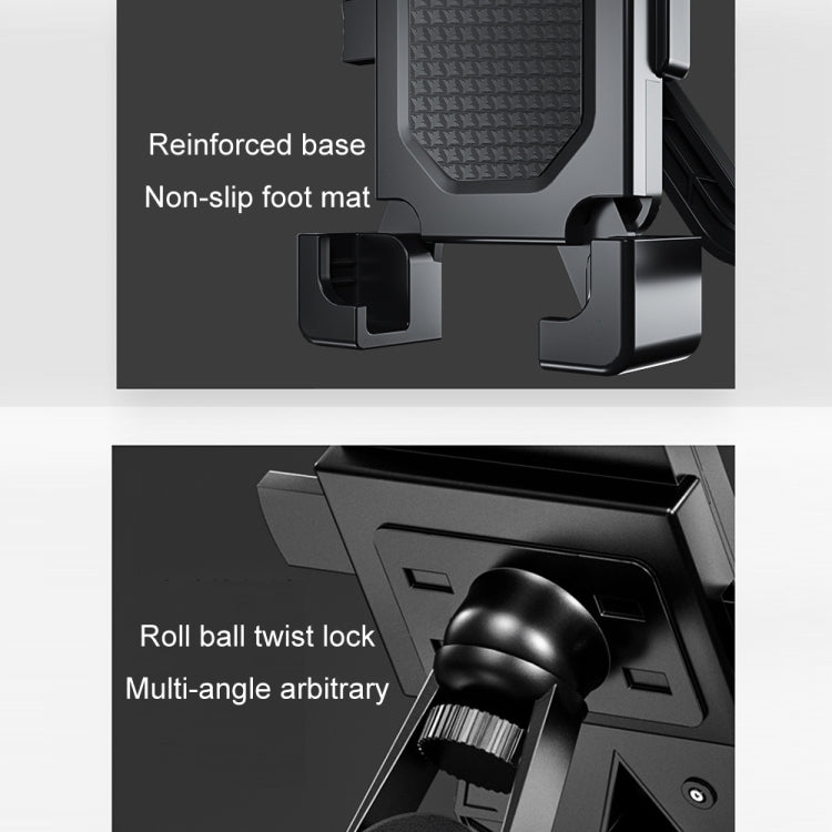 Shockproof Motorcycle Mobile Phone Holder Outdoor Bike Navigation Holder, Model: Rearview Mirror - Holder by PMC TechLife | Online Shopping South Africa | PMC TechLife | Buy Now Pay Later Mobicred