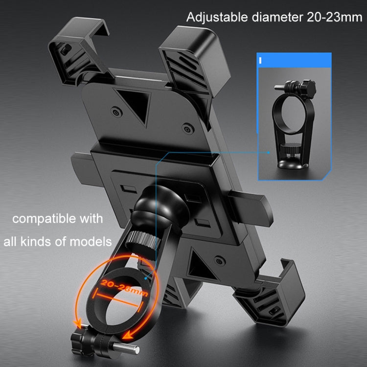 Shockproof Motorcycle Mobile Phone Holder Outdoor Bike Navigation Holder, Model: Handlebars - free shipping - PMC TechLife - Order now!