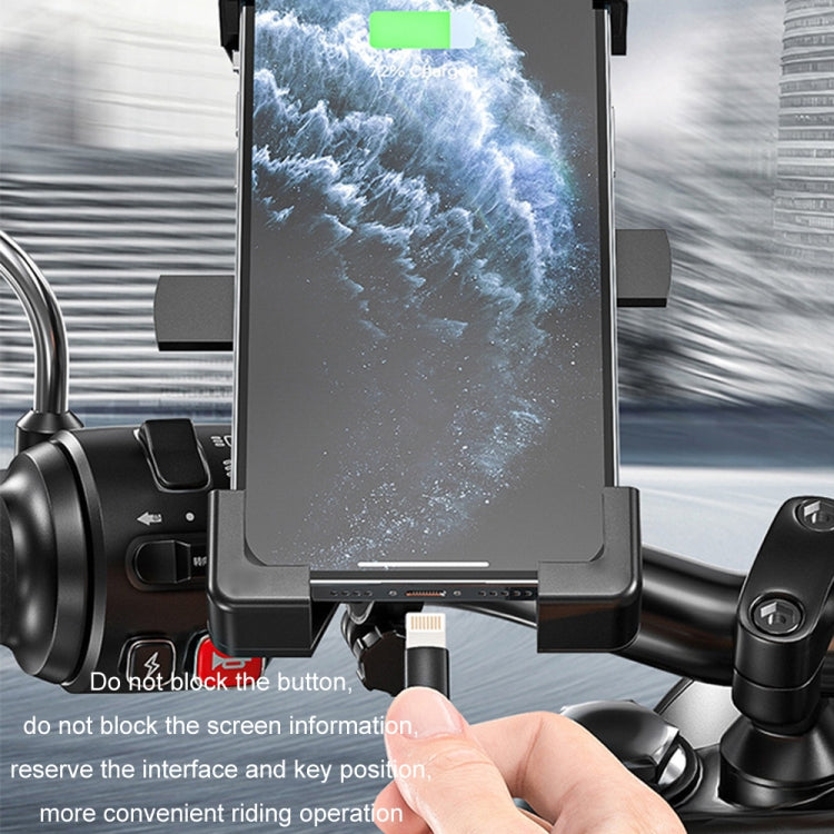 Shockproof Motorcycle Mobile Phone Holder Outdoor Bike Navigation Holder, Model: Rearview Mirror - Holder by PMC TechLife | Online Shopping South Africa | PMC TechLife | Buy Now Pay Later Mobicred