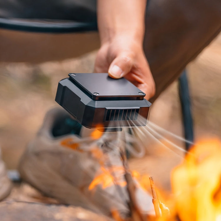 Outdoor Waist-mounted Lighting Fan with Power Function Multifunctional Bracket Hanging Neck Fan(White) - Electric Fans by PMC TechLife | Online Shopping South Africa | PMC TechLife | Buy Now Pay Later Mobicred