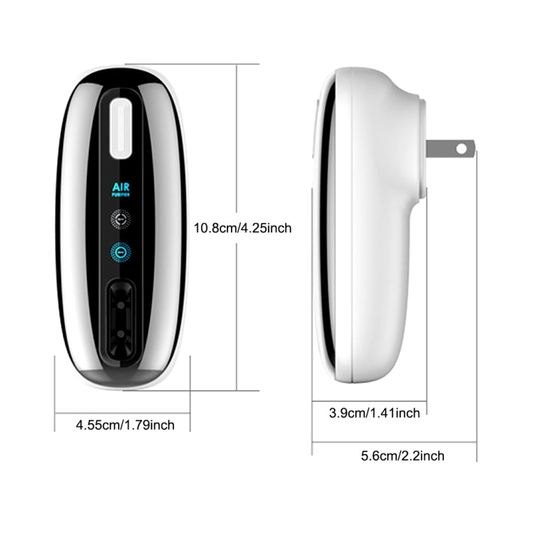 90V-250V Plug-in Negative Ion Air Purifier Portable Odor Removing Device UK Adapter+US Host - free shipping - PMC TechLife - Order now!