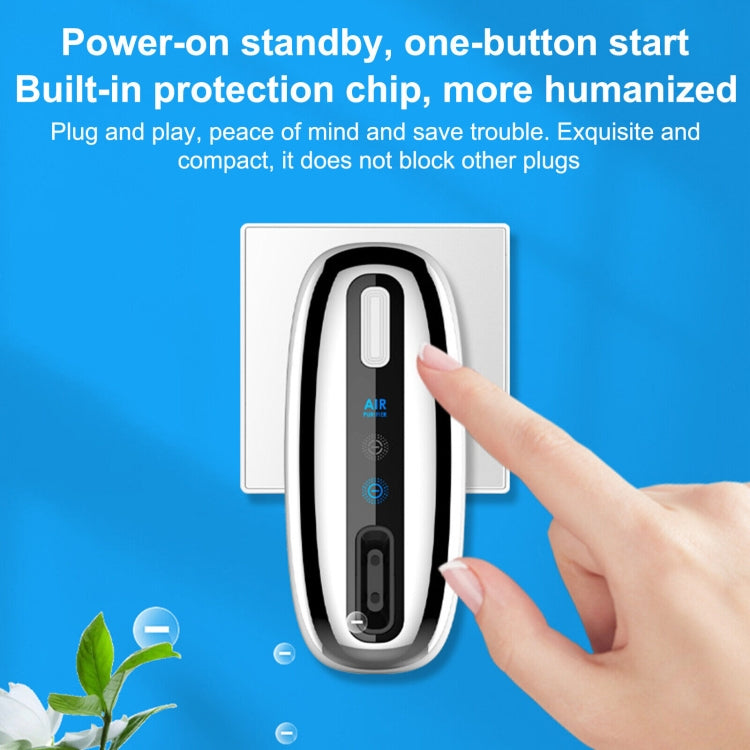 90V-250V Plug-in Negative Ion Air Purifier Portable Odor Removing Device EU Plug - free shipping - PMC TechLife - Order now!