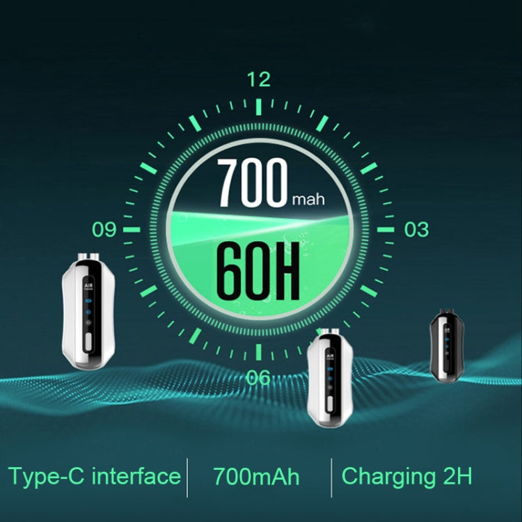 Portable Negative Ion Air Purifier Home Hanging Neck Purifier, Style: Rope Style (Black) - free shipping - PMC TechLife - Order now!