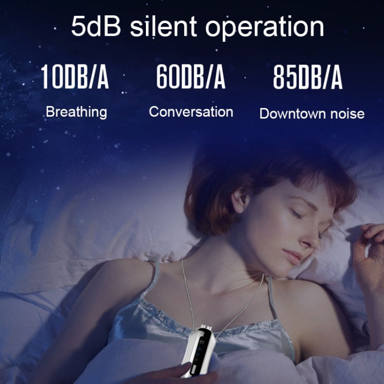 Portable Negative Ion Air Purifier Home Hanging Neck Purifier, Style: Rope Style (White) - free shipping - PMC TechLife - Order now!