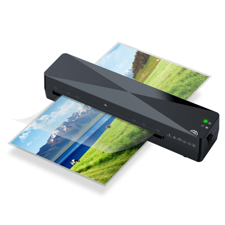9 Inch A4 Hot Cold Laminator Machine Book Documents Laminator, Size: Only Machine(110V US Plug) - Photo Film Covering Machine by PMC TechLife | Online Shopping South Africa | PMC TechLife | Buy Now Pay Later Mobicred