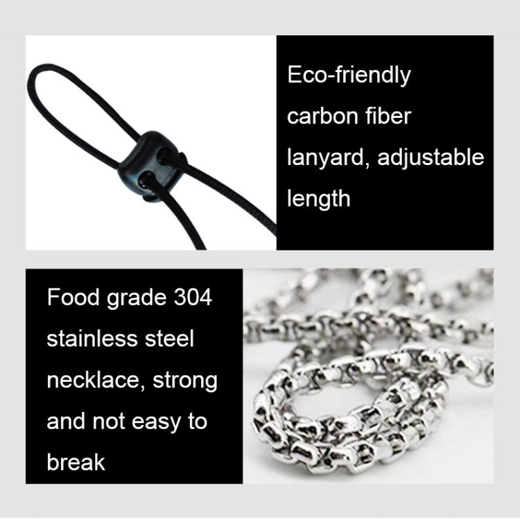 Upgrade Dual-brush Negative Ion Air Purifier Neck Small Portable Air Purifier, Style: Rope Model (Black) - free shipping - PMC TechLife - Order now!