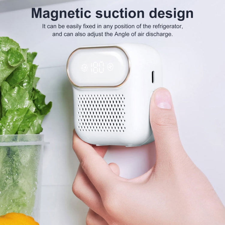 M16 Fridge Deodorizer Negative Ion Digital Display Magnetic Mounting Freezer Odor Remover - free shipping - PMC TechLife - Order now!