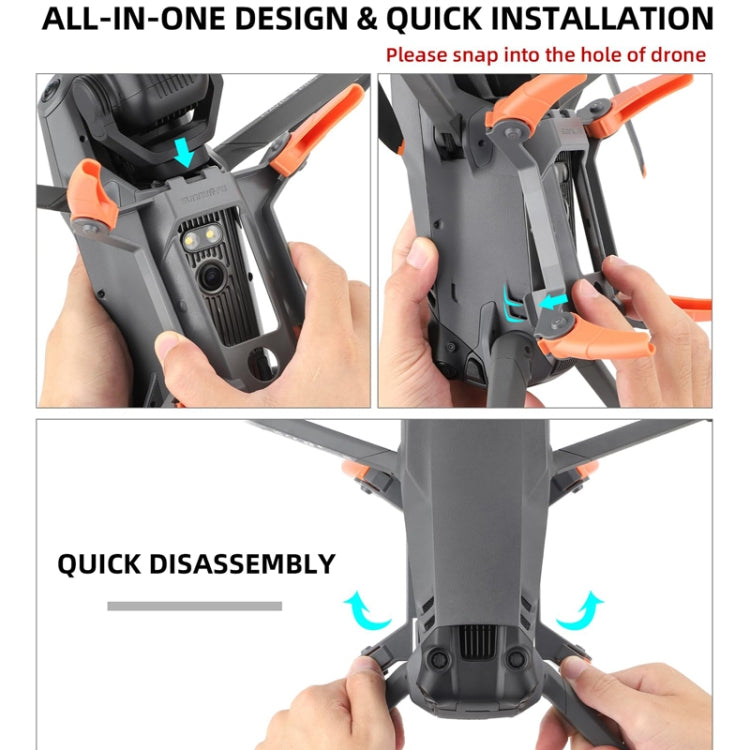 Sunnylife M3P-LG582 For DJI Mavic 3 Pro Folding Increases Tripod Protection Support Spider Landing Rack(Dual Color) - Holder Series by PMC TechLife | Online Shopping South Africa | PMC TechLife | Buy Now Pay Later Mobicred