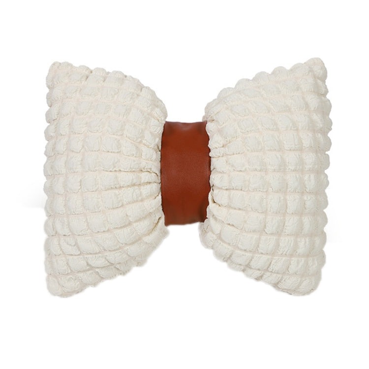 Car Seat Breathable And Comfortable Puff Pillow Upholstery, Color: Lumbar Pillow Beige Brown - Seat Accessories by PMC TechLife | Online Shopping South Africa | PMC TechLife | Buy Now Pay Later Mobicred