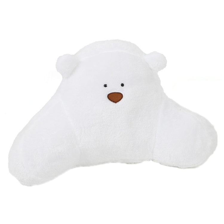 Car Cartoon Bear Plush Seat Upholstery Pillow, Color: Lumbar Pillow White - Seat Accessories by PMC TechLife | Online Shopping South Africa | PMC TechLife | Buy Now Pay Later Mobicred