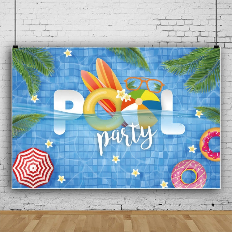 80x120cm Summer Pool Party Decoration Backdrop Swimming Ring Photography Background Cloth(11418487) - Other by PMC TechLife | Online Shopping South Africa | PMC TechLife