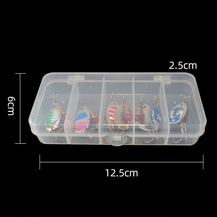 5pcs Roadrunner False Bait Sequins Lure Set, Color Random Delivery - Fishing Lures by PMC TechLife | Online Shopping South Africa | PMC TechLife | Buy Now Pay Later Mobicred