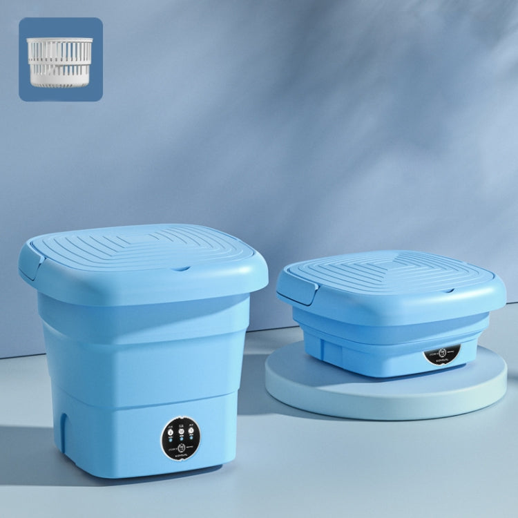 4.5L Mini Portable Folding Household Washing Machine Underwear Washer, Color: Lake Blue(EU Plug) - free shipping - PMC TechLife - Order now!