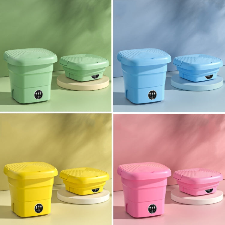 4.5L Mini Portable Folding Household Washing Machine Underwear Washer, Color: Fruit Green(US Plug) - free shipping - PMC TechLife - Order now!