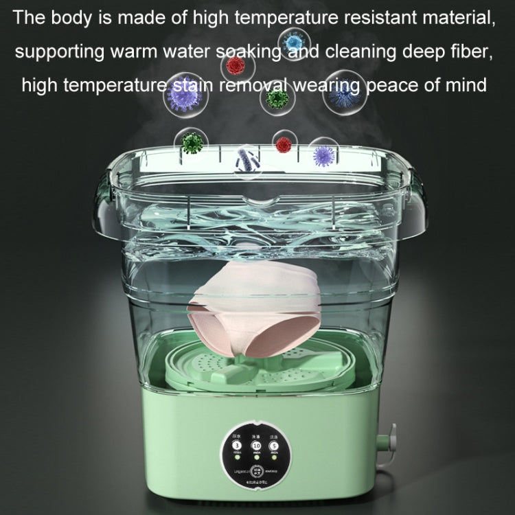 4.5L Mini Portable Folding Household Washing Machine Underwear Washer, Color: Fruit Green(UK Plug) - free shipping - PMC TechLife - Order now!