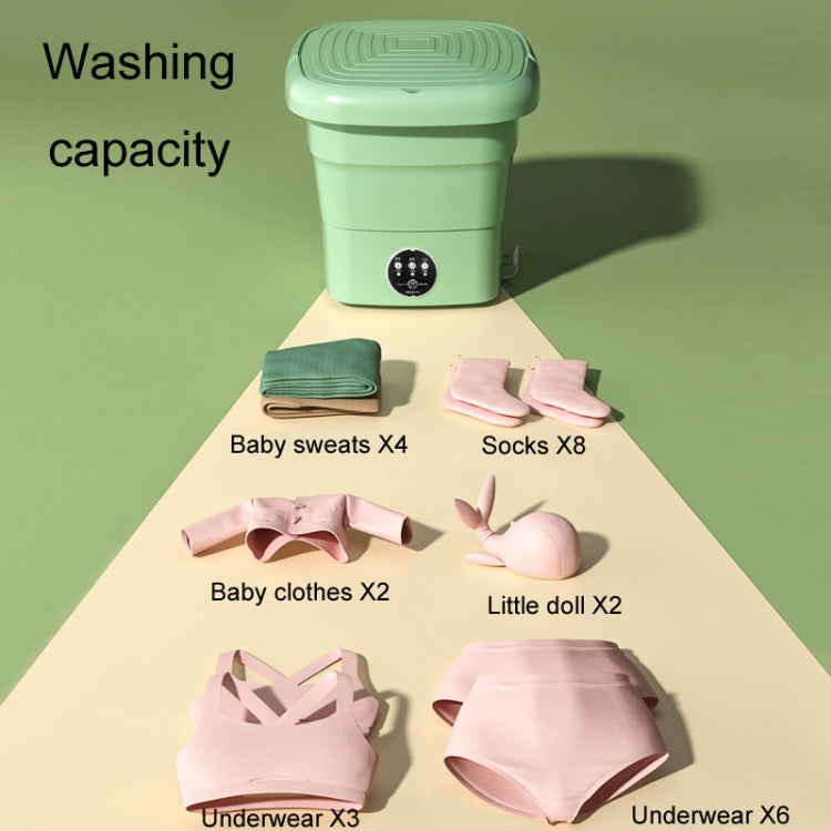 4.5L Mini Portable Folding Household Washing Machine Underwear Washer, Color: Lake Blue(US Plug) - free shipping - PMC TechLife - Order now!