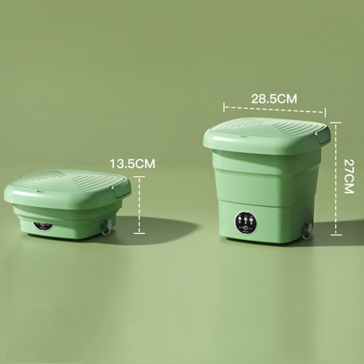 4.5L Mini Portable Folding Household Washing Machine Underwear Washer, Color: Fruit Green(US Plug) - free shipping - PMC TechLife - Order now!