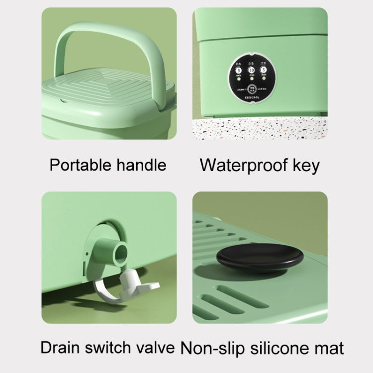 4.5L Mini Portable Folding Household Washing Machine Underwear Washer, Color: Lake Blue(UK Plug) - free shipping - PMC TechLife - Order now!