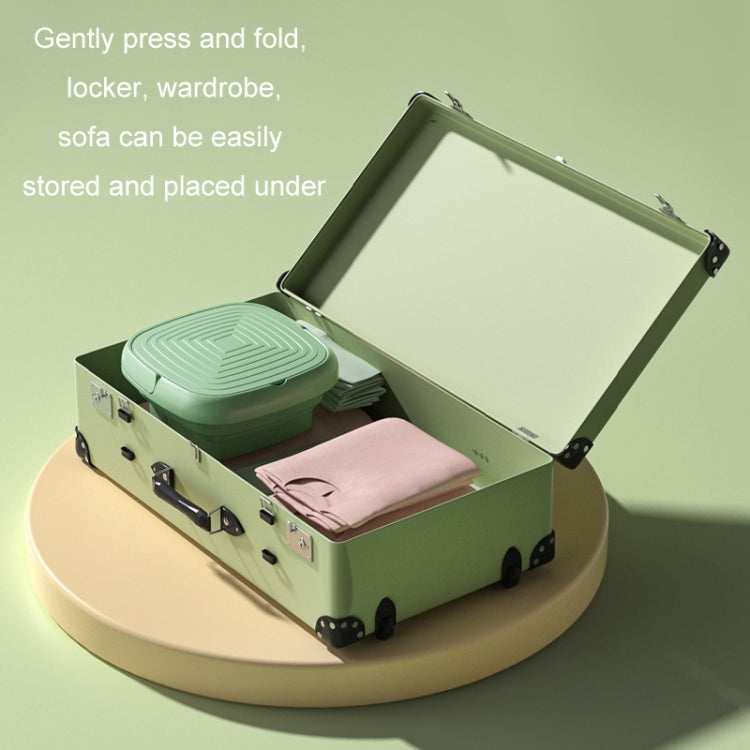 4.5L Mini Portable Folding Household Washing Machine Underwear Washer, Color: Fruit Green(EU Plug) - free shipping - PMC TechLife - Order now!