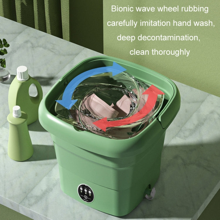 4.5L Mini Portable Folding Household Washing Machine Underwear Washer, Color: Fruit Green(US Plug) - free shipping - PMC TechLife - Order now!