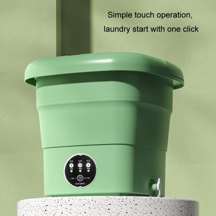 4.5L Mini Portable Folding Household Washing Machine Underwear Washer, Color: Fruit Green(EU Plug) - free shipping - PMC TechLife - Order now!