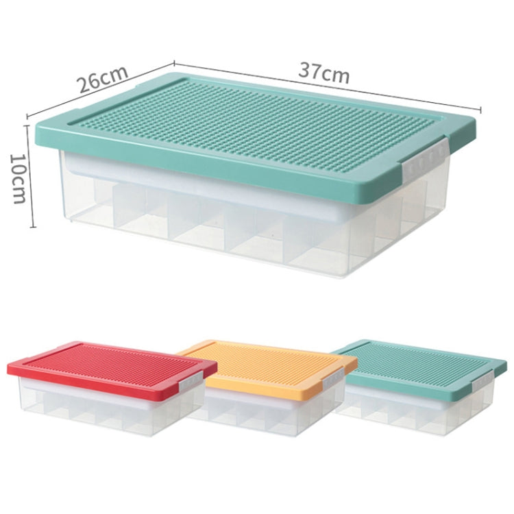 Children Toy Parts Building Blocks Storage Box(Yellow) - Storage Boxes by PMC TechLife | Online Shopping South Africa | PMC TechLife