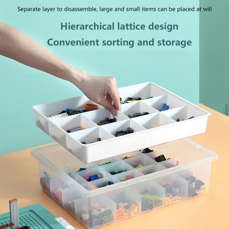 Children Toy Parts Building Blocks Storage Box(Yellow) - Storage Boxes by PMC TechLife | Online Shopping South Africa | PMC TechLife