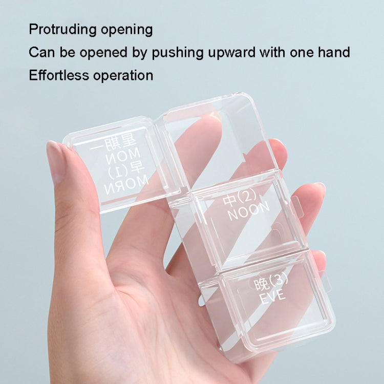 24 Grid Large Capacity Sealing Pills Case 3 Times A Day 7 Day Medicine Organizer Box(Blue) - free shipping - PMC TechLife - Order now!