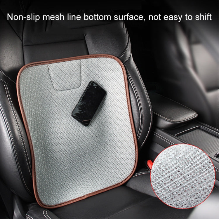 Car Seat Without Backrest Ice Silk Cushion(Black) - Seat Accessories by PMC TechLife | Online Shopping South Africa | PMC TechLife | Buy Now Pay Later Mobicred