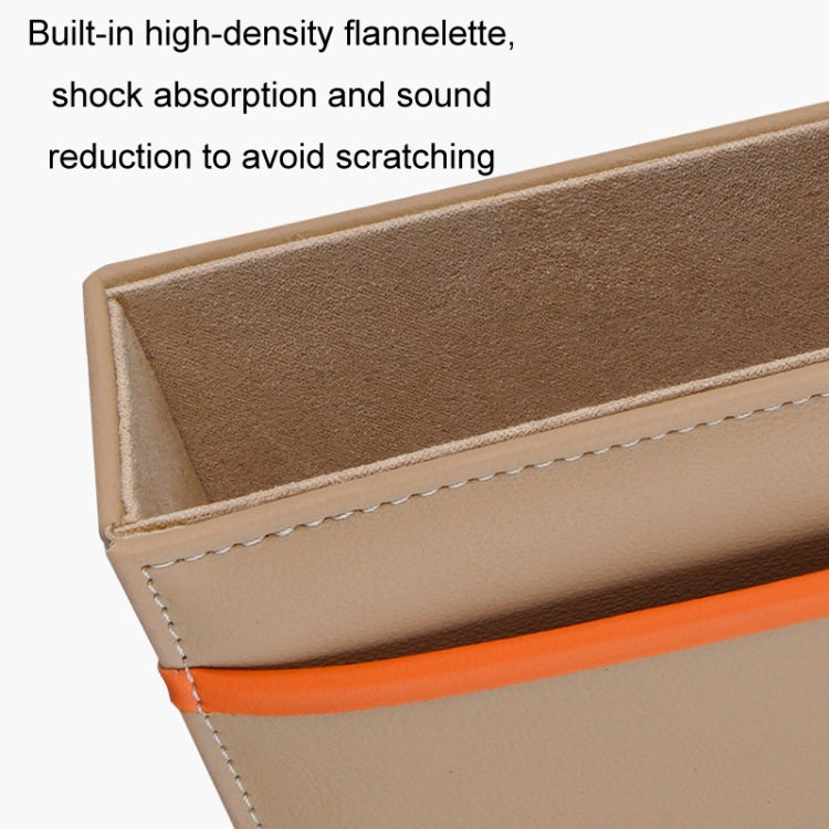 Leather Car Seat Gap Multifunctional Storage Box(Black) - free shipping - PMC TechLife - Order now!