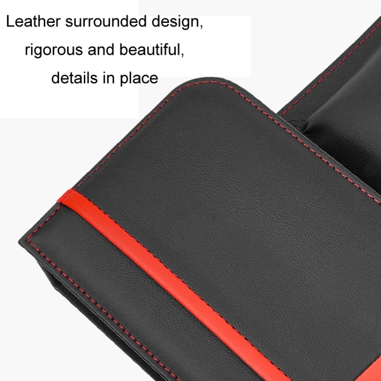 Leather Car Seat Gap Multifunctional Storage Box(Brown) - Stowing Tidying by PMC TechLife | Online Shopping South Africa | PMC TechLife | Buy Now Pay Later Mobicred