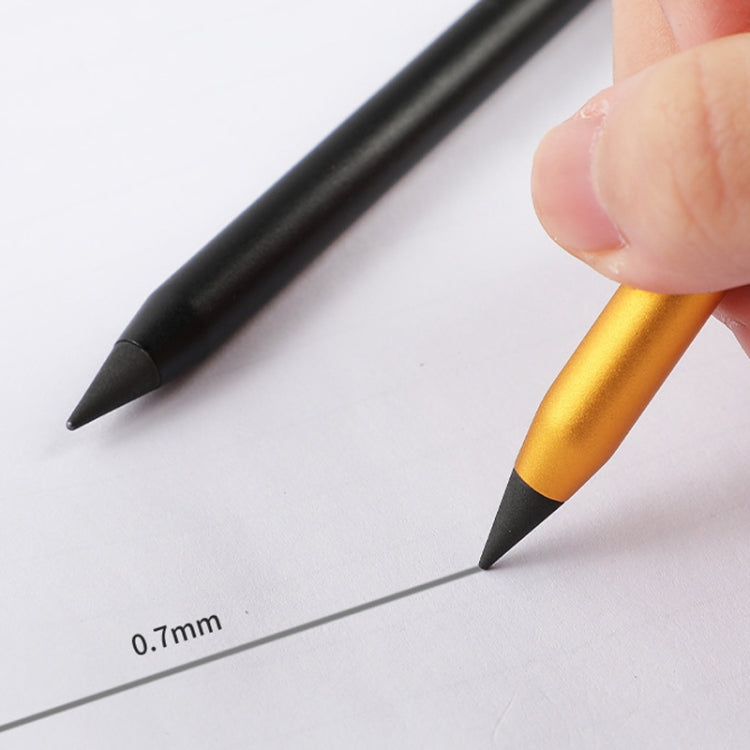 Office Pencil Unlimited Writing Eternal Metal Pen Inkless Pen Student Writing Pencil HB(Blue) - Pencils by PMc TechLife | Online Shopping South Africa | PMc TechLife | Buy Now Pay Later Mobicred