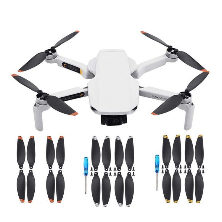 For DJI Mavic Mini 4726F Wing Propeller Blade Drone Accessories, Spec: 4pairs Golden Edge - DIY Propeller by PMC TechLife | Online Shopping South Africa | PMC TechLife | Buy Now Pay Later Mobicred