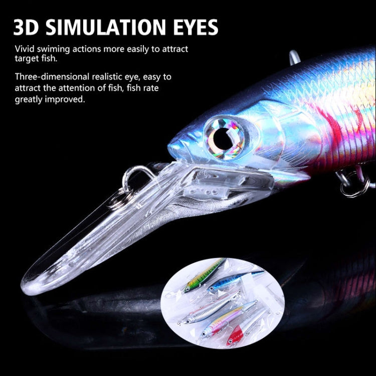 HENGJIA 18cm 41g Sinking Floating Minnow Fishing Lure Long Tongue Lure Bait(3) - Fishing Lures by HENGJIA/ | Online Shopping South Africa | PMC TechLife | Buy Now Pay Later Mobicred