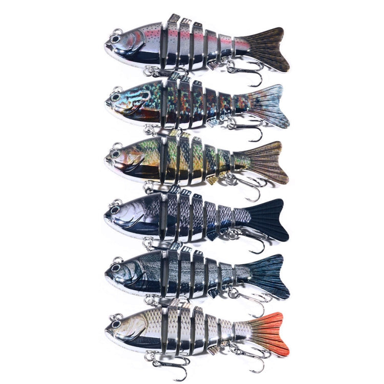 HENGJIA 10cm 24g Bionic Multi-Section Fish Bait Plastic Electroplating Fake Bait(5) - Fishing Lures by HENGJIA | Online Shopping South Africa | PMC TechLife | Buy Now Pay Later Mobicred