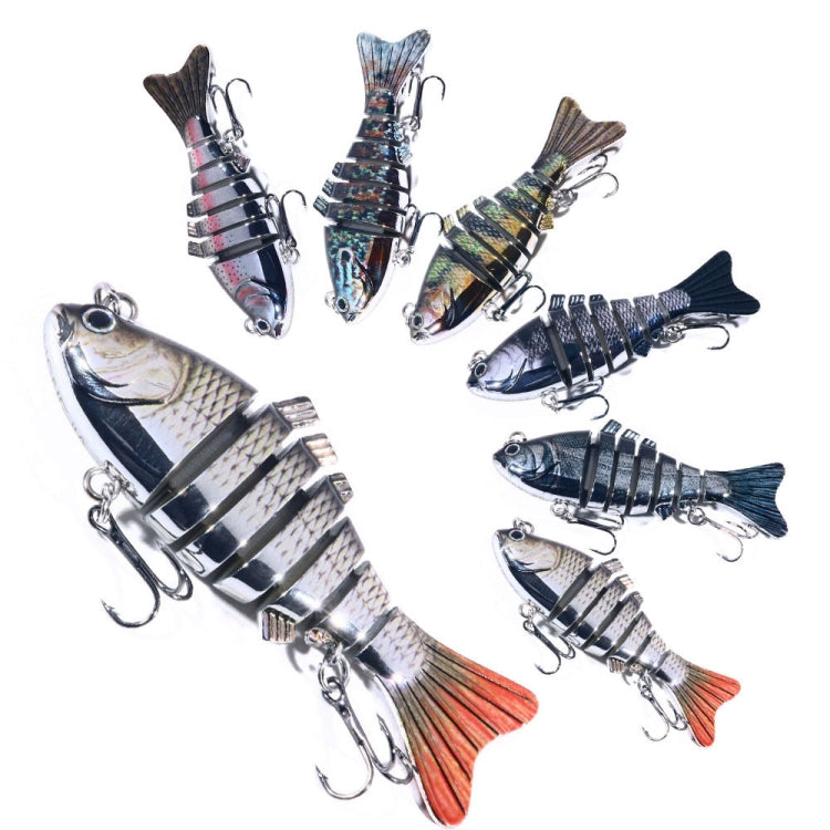 HENGJIA 10cm 24g Bionic Multi-Section Fish Bait Plastic Electroplating Fake Bait(4) - Fishing Lures by HENGJIA | Online Shopping South Africa | PMC TechLife | Buy Now Pay Later Mobicred