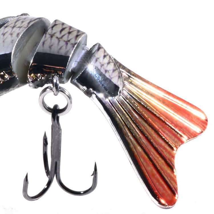 HENGJIA 10cm 24g Bionic Multi-Section Fish Bait Plastic Electroplating Fake Bait(6) - free shipping - PMC TechLife - Order now!